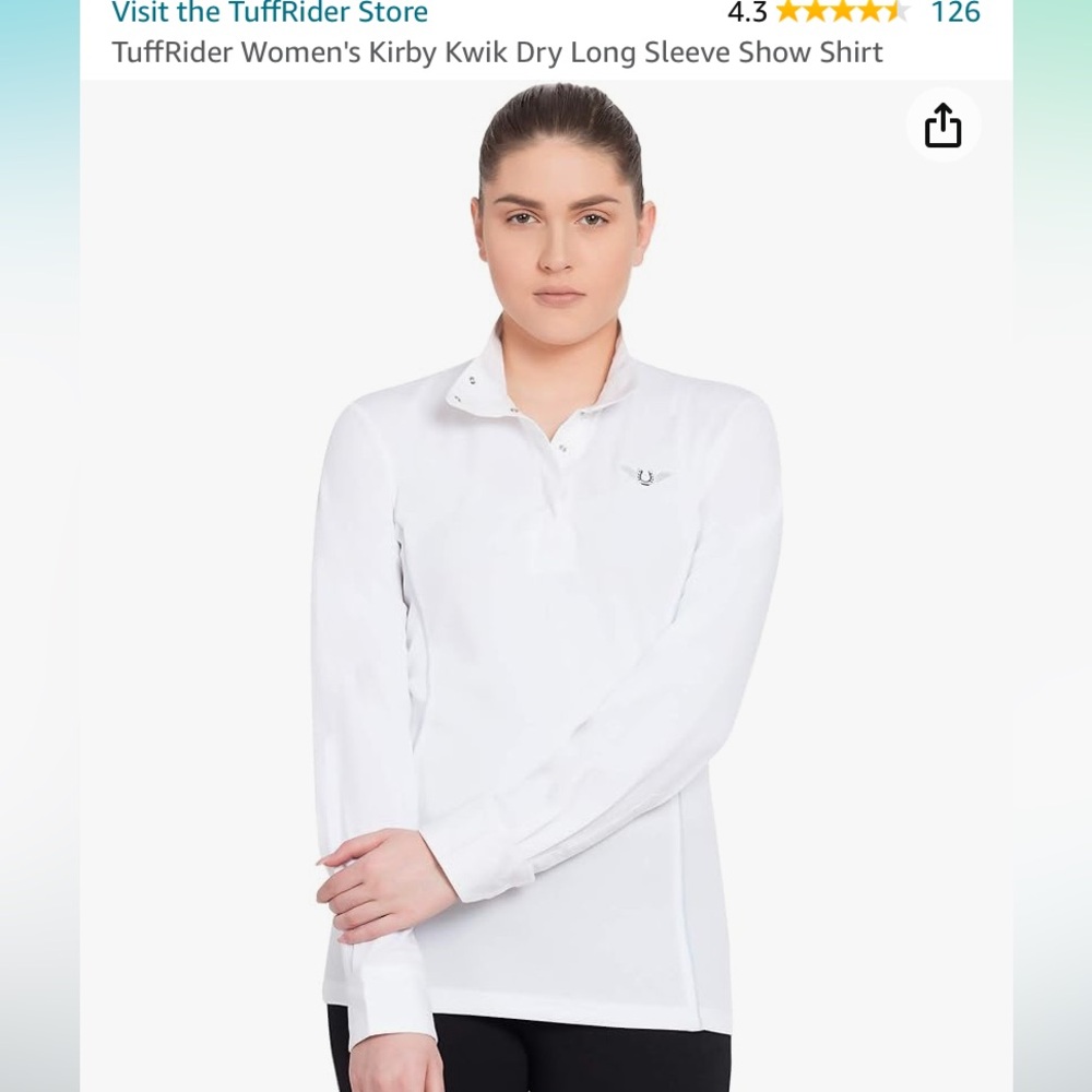 Tuffrider Womens Kirby Kwik Show Shirt